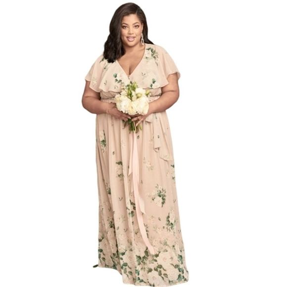 Show Me Your MuMu Cream Embellished Maxi Gown - Picture 1 of 4